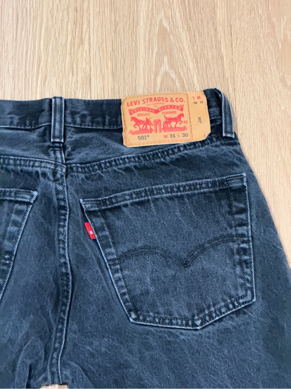 Levi's 501 Women’s Vintage Black Jeans
